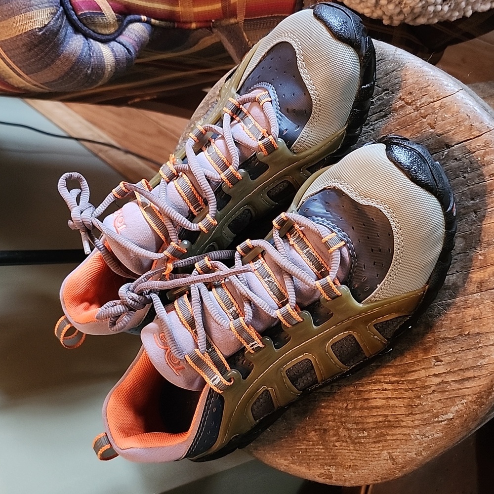 Teva Women's Sneakers in Olive and Orange